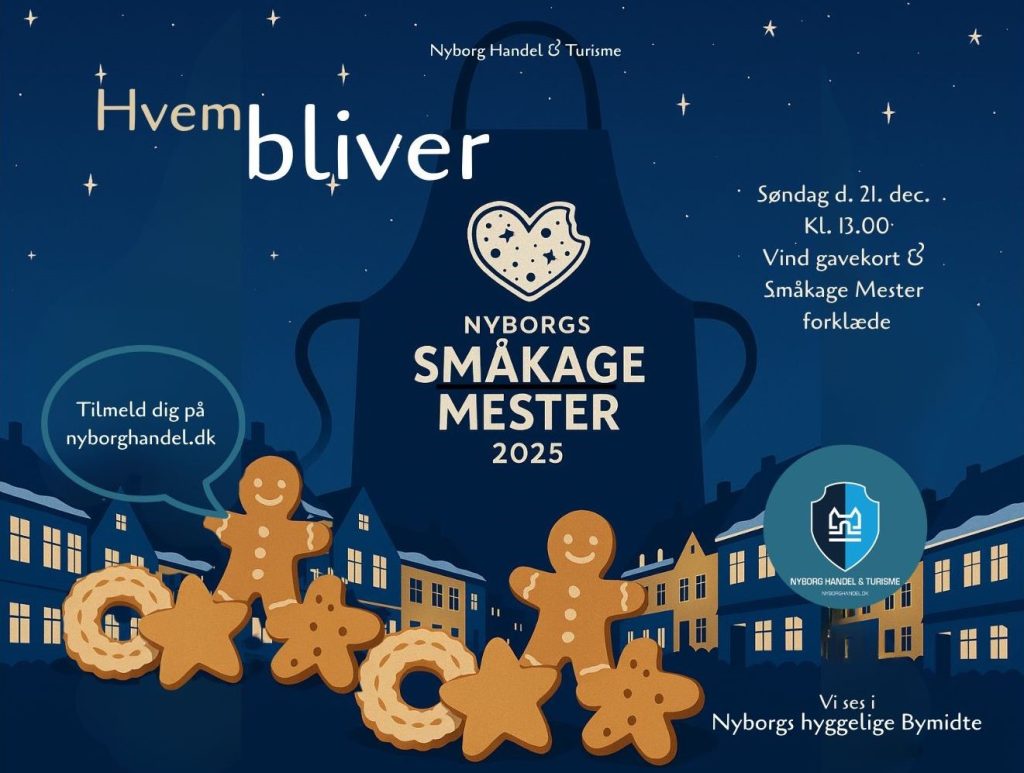 Er du Nyborgs småkage-mester 2025? Meld dig til konkurrencen